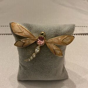 Kenneth J. Lane for Avon Gold Plated Dragonfly